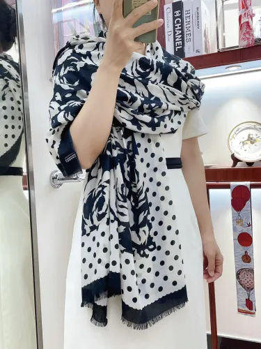 Chanel Scarves Womens Fashion Scarf 056