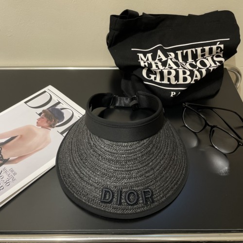 Dior Womens Visor Hat Luxury Brand Design Dior Cap with Original Box  