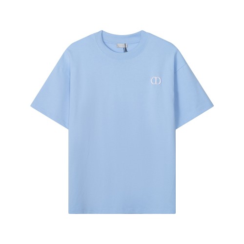 Doir Luxury Brand Women Mens Short Sleeve T-Shirt CD Icon Relaxed-Fit T-Shirt   
