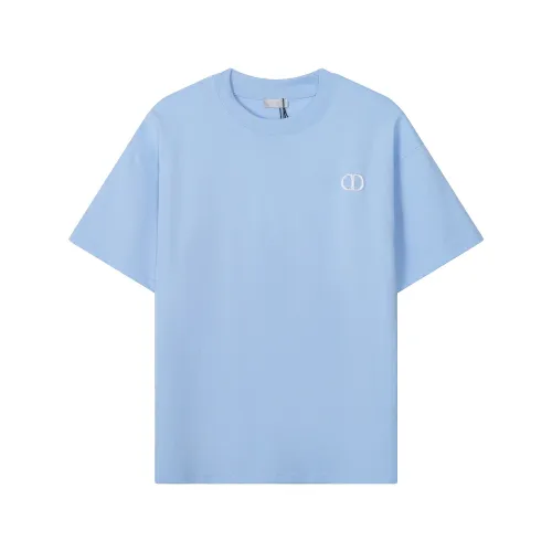 Doir Luxury Brand Women Mens Short Sleeve T-Shirt CD Icon Relaxed-Fit T-Shirt   
