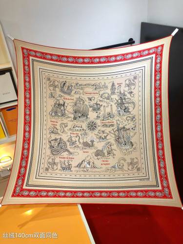 Hermes Scarves Womens Fashion Scarf Shawl 059