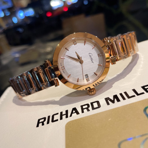 Cartier Womens Watch Luxury Brand Design Fashion Type with Original Box