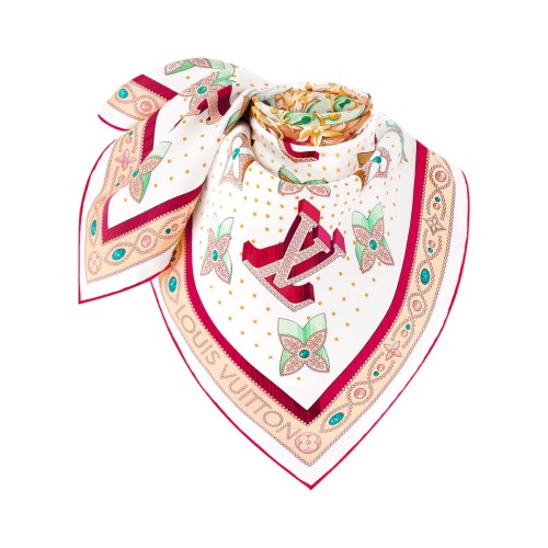 Louis Vuitton Scarves Womens Fashion Scarf Square with Original Box   