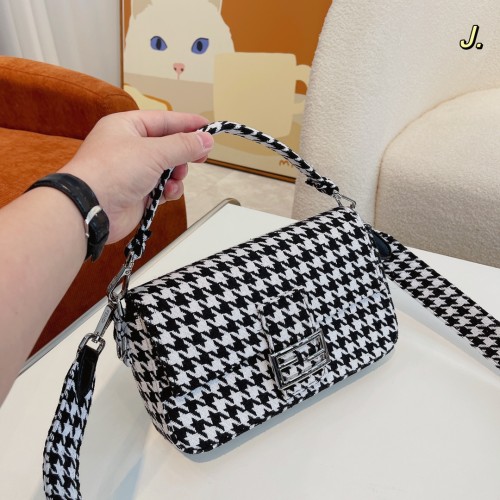 Fendi Womens Bag Shoulder Bags Luxury Brand Baguette bag Fashion Bags for Women with Original Box 8BR600A72VF1AQA