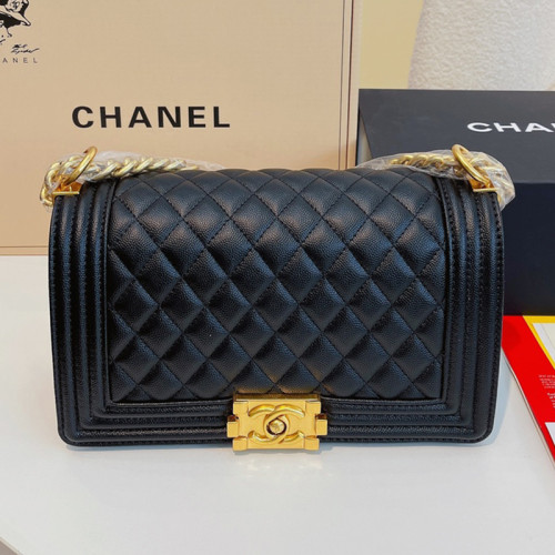 Chanel Womens Bags Crossbody Bag Luxury Brand Le Boy Chanel Handbag with Original Box