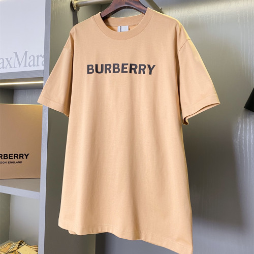 Burberry Luxury Brand Women Mens Short Sleeve T-Shirt Logo Cotton T-shirt   