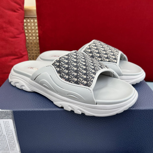 Dior Men Shoes Sandals Luxury Brand Fashion DIOR AQUA SANDAL Black Dior Oblique Jacquard with Original Box 3SA135ZSA_H969 Whatsapp 