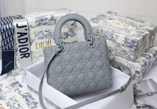 Dior Womens Bags Handbags Luxury Fashion MINI LADY DIOR BAG M0505OWCB_M323 with Original Box  