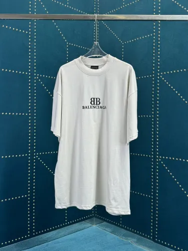 Balenciaga Luxury Brand Women Mens Short Sleeve T-Shirt   