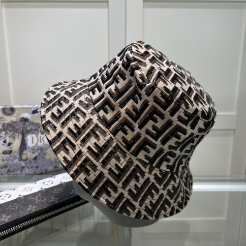 Fendi Men Womens Bucket Hat Luxury Brand Design Fendi Cap with Original Box  
