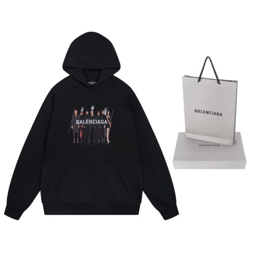 Balenciaga Womens Mens Long Sleeve HoodySweatshirt Hoodies Luxury Brand Mens Sweatshirt   