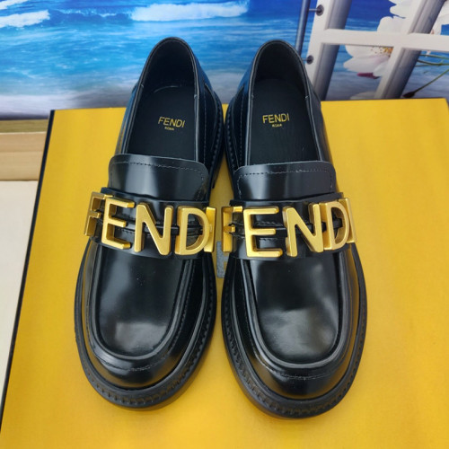 Fendi Womens Shoes Fashion Luxury Brand Fendi Fendigraphy Loafers with Original Box