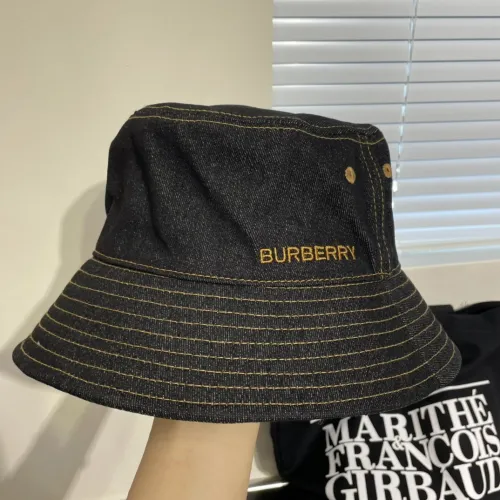 Burberry Womens Mens Cap Bucket Hat Luxury Brand with Original Box  