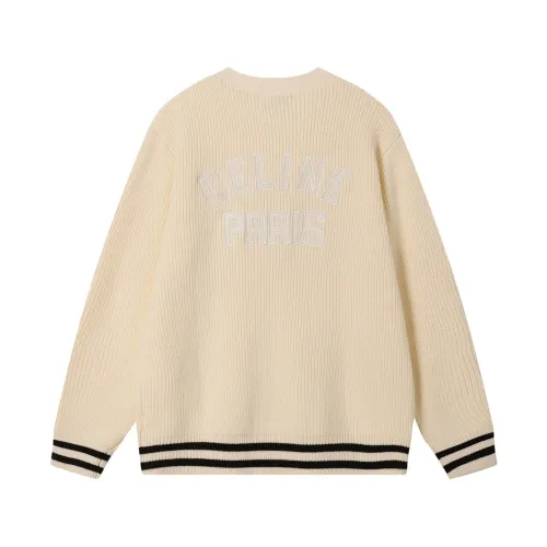 Celine Cardigan Men Womens Knit Cardigan Luxury Brand Womens Knitwear Top Quality   