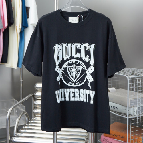 Gucci Luxury Brand Women Mens Short Sleeve T-Shirt COTTON JERSEY PRINTED T-SHIRT   