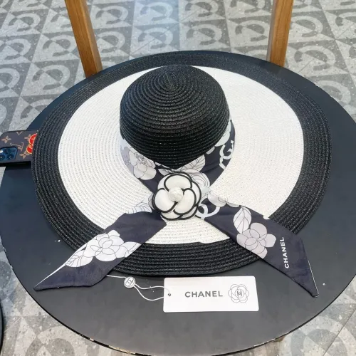 Chanel Womens Hats Luxury Brand Straw Hat with Original Box  