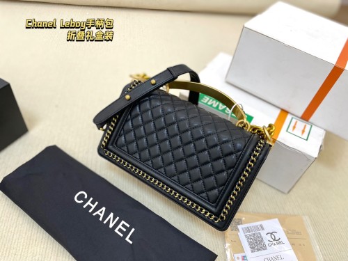 Chanel Womens Bags Shoulder Messenger Bags Chanel Leboy Bag Luxury Brand with Original Box