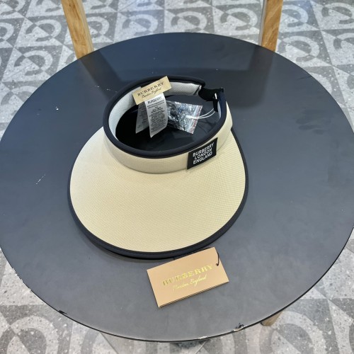 Burberry Womens Cap Visor Hat Luxury Brand with Original Box  