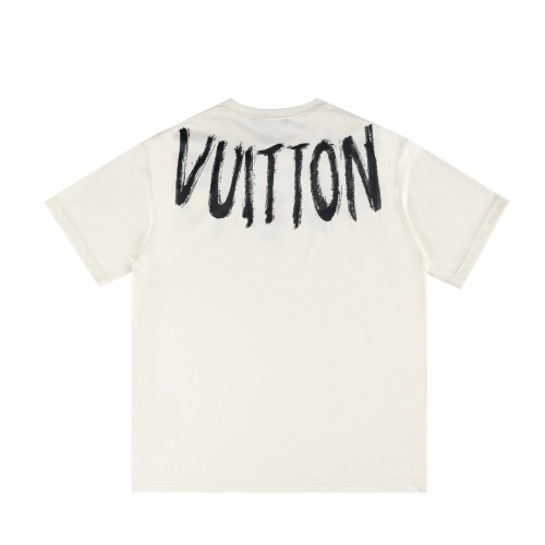 Louis Vuitton Luxury Brand Men Womens Short Sleeve T-Shirt   
