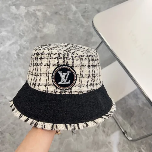 Louis Vuitton Womens Cap Bucket Hat Luxury Brand with Original Box  