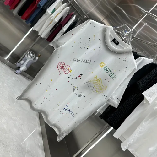 Fendi Luxury Brand Women Mens Short Sleeve T-Shirt   