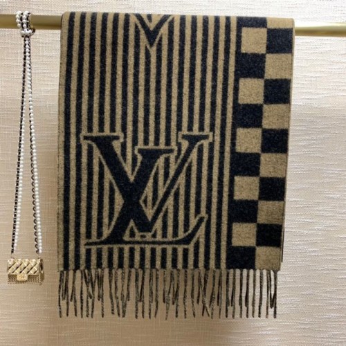 Louis Vuitton Scarves Men Womens Fashion Scarf with Original Box   