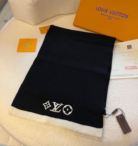 Louis Vuitton Scarves Men Womens Fashion Scarf with Original Box   