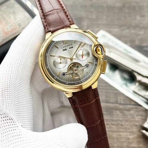 Cartier Mens Watch Luxury Brand Design Fashion Type with Original Box