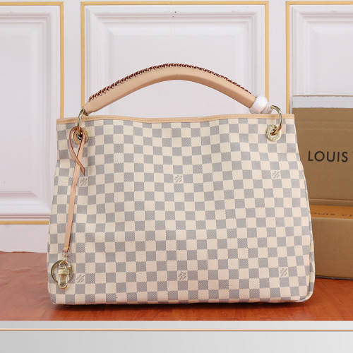 Louis Vuitton Womens Bags Handbags Luxury Fashion Marine Rouge Monogram Empreinte Leather Monogram ARTSY MM M43237  
