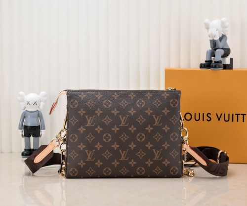 Louis Vuitton Womens Bags Messenger Shoulder Bags Luxury Brand COUSSIN MM M20771 with Original Box Monogram Canvas