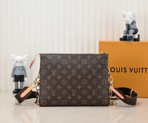 Louis Vuitton Womens Bags Messenger Shoulder Bags Luxury Brand COUSSIN MM M20771 with Original Box Monogram Canvas