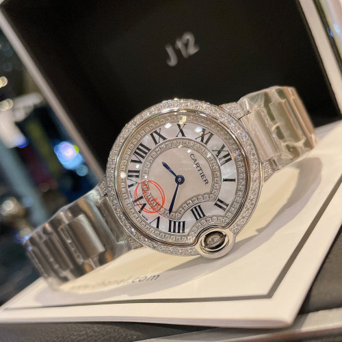 Cartier Womens Watch Luxury Brand Design Fashion Type with Original Box