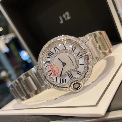 Cartier Womens Watch Luxury Brand Design Fashion Type with Original Box