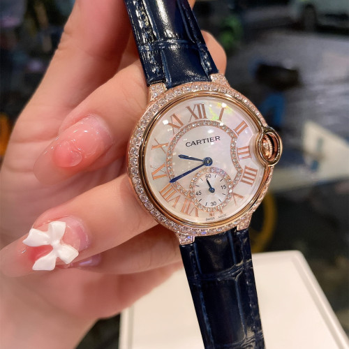 Cartier Womens Watch Luxury Brand Design Fashion Type with Original Box