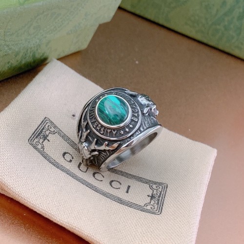Gucci Luxury Men Womens Ring with Original Box