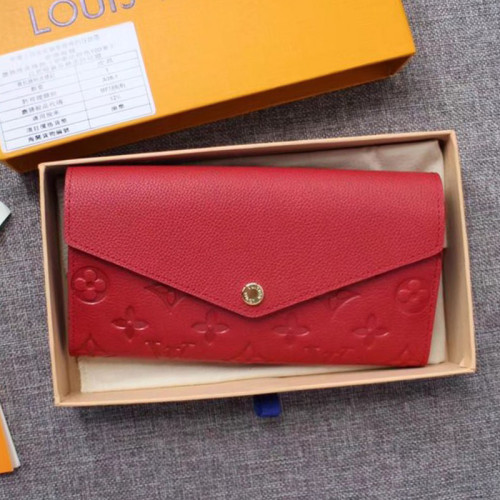 Louis Vuitton Mens Womens Wallets Purse Luxury Brand Designer SARAH WALLET M61182 with Original Box