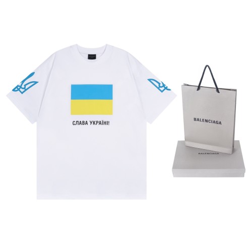 Balenciaga Luxury Brand Women Mens Short Sleeve T-Shirt   