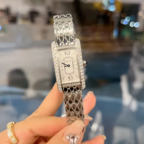 Cartier Womens Watch Luxury Brand Design Fashion Type with Original Box