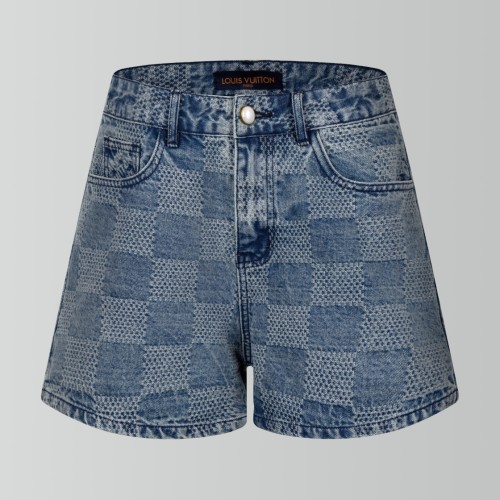 Louis Vuitton Luxury Brand Womens Pant Short Jeans   