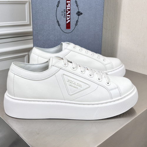 Prada Mens Shoes Casual Luxury Brand Breathable Sneakers with Original Box