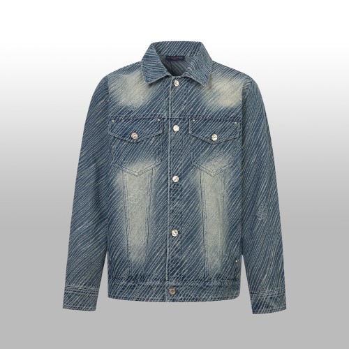 Louis Vuitton Men Womens Jackets Denim Luxury Brand Mens Jackets Top Quality   