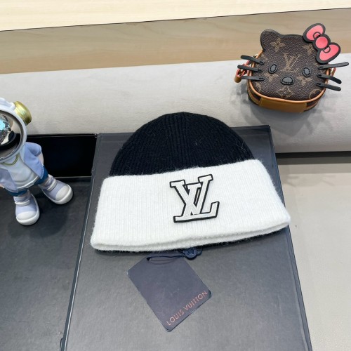 Louis Vuitton Womens Mens Cap Knit Hat Luxury Brand with Original Box  