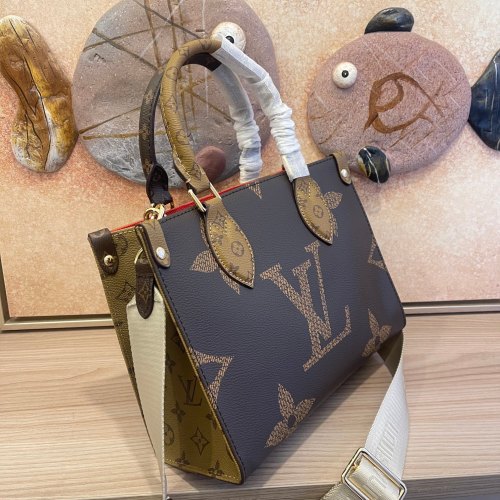 Louis Vuitton Womens Bags Handbags Luxury Brand LV ONTHEGO PM M58956 Handbags for Women with Original Box  