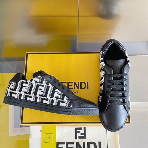 Fendi Mens Shoes Fashion Sneakers Luxury Brand Casual Shoes for Men with Original Box Whatsapp 