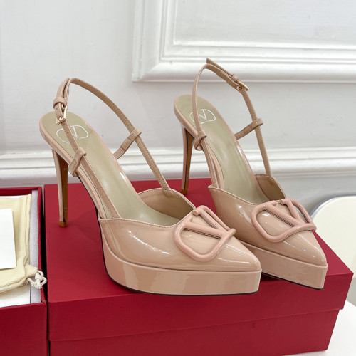 Valentino Garavani Women Fashion Shoes Pumps Luxury Brand Vlogo Signature Calfskin with Original Box 11cm Heel Whatsapp 
