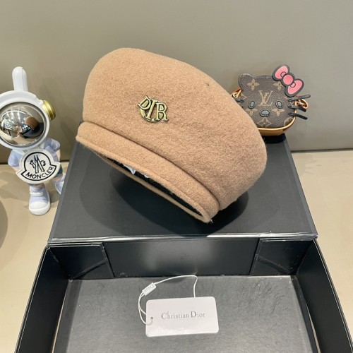 Dior Womens Beret Hat Luxury Brand Design Dior Cap with Original Box  