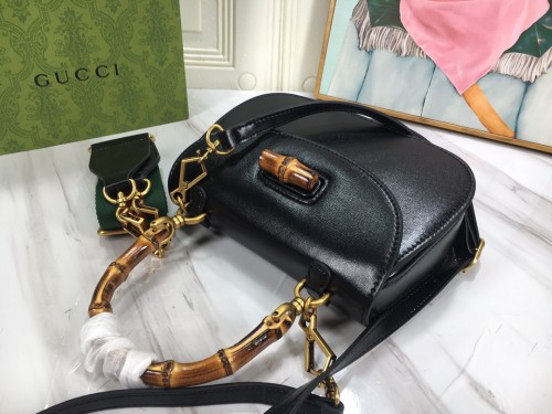 Gucci Womens Bags Handbags Shoulder Messenger Bags Luxury Brand Gucci Bamboo 1947 jumbo GG small top handle bag 675797 UKMDT 2570 with Original Box  