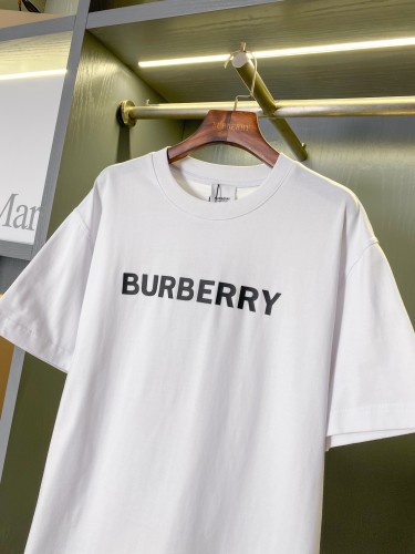 Burberry Luxury Brand Women Mens Short Sleeve T-Shirt Logo Cotton T-shirt   