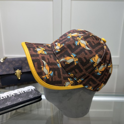 Fendi Men Womens Baseball Hat Luxury Brand Design Fendi Cap with Original Box  