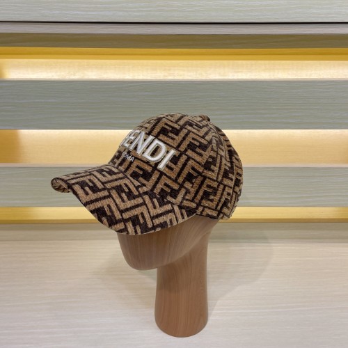 Fendi Men Womens Hat Luxury Brand Design Fendi Baseball Cap with Original Box  